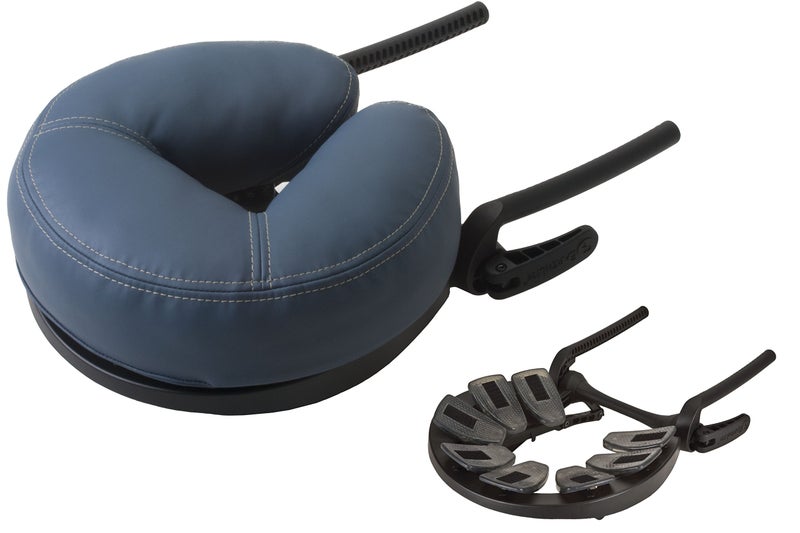 EarthLite Massage Table Face Cradle Caress - Self-Adjusting, Innovative Headrest with Luxurious Strata Face Pillow, Mystic Blue - Image 3